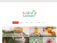 Tablet Screenshot of life-of-larimare.com